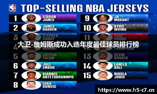 大卫-詹姆斯成功入选年度最佳球员排行榜